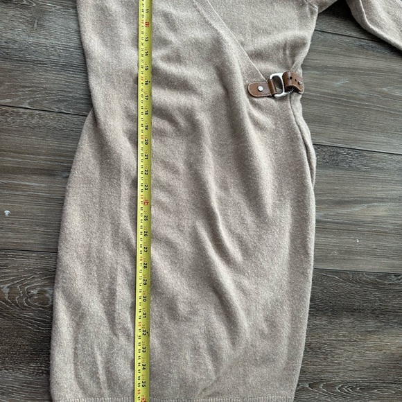 Ralph Lauren wool blend/ long sleeve dress with size buckle/ woman’s L - Picture 5 of 9